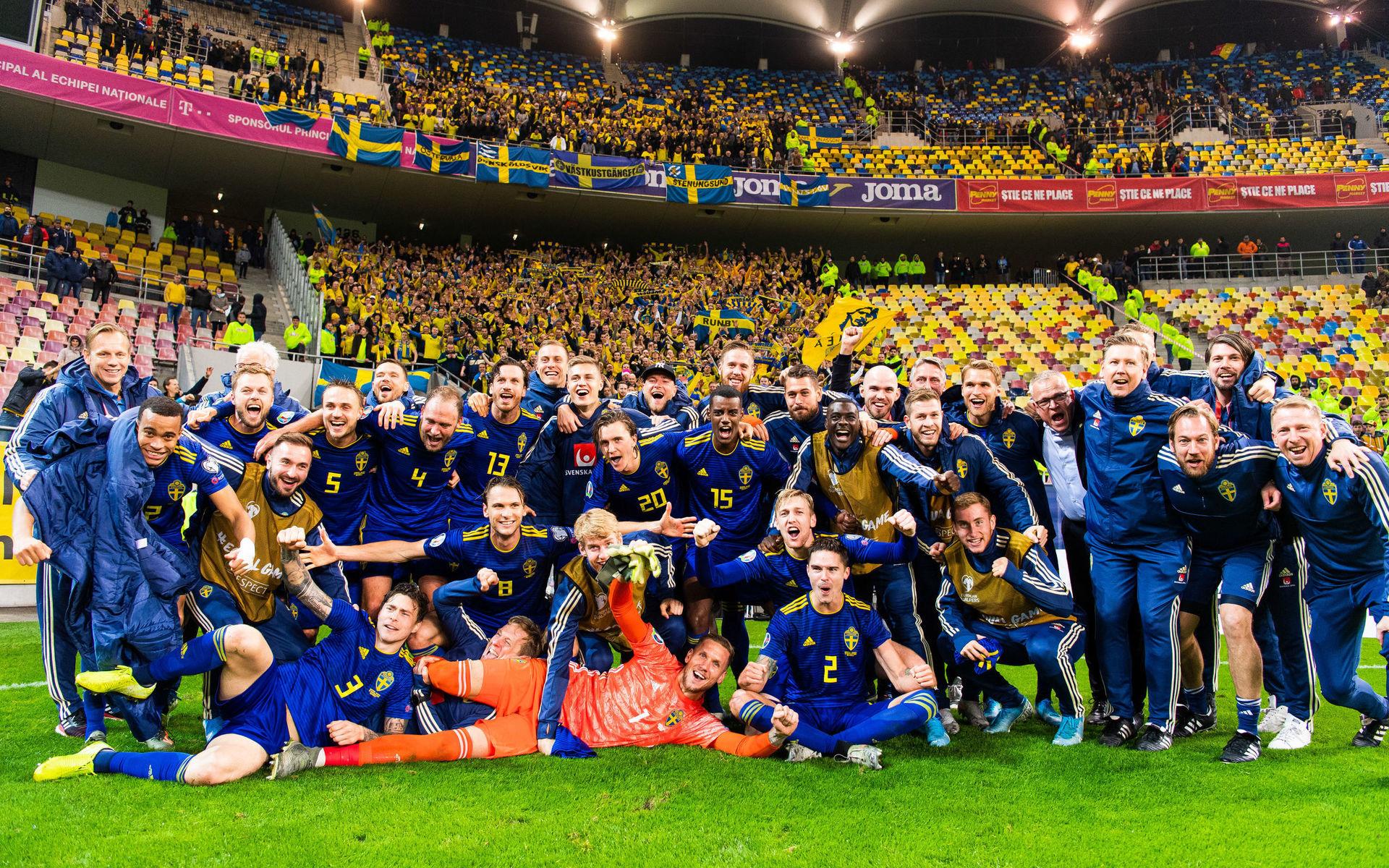 Sverige är klart för EM och spelar gruppspelet i Spanien (Bilbao) och Irland (Dublin). 