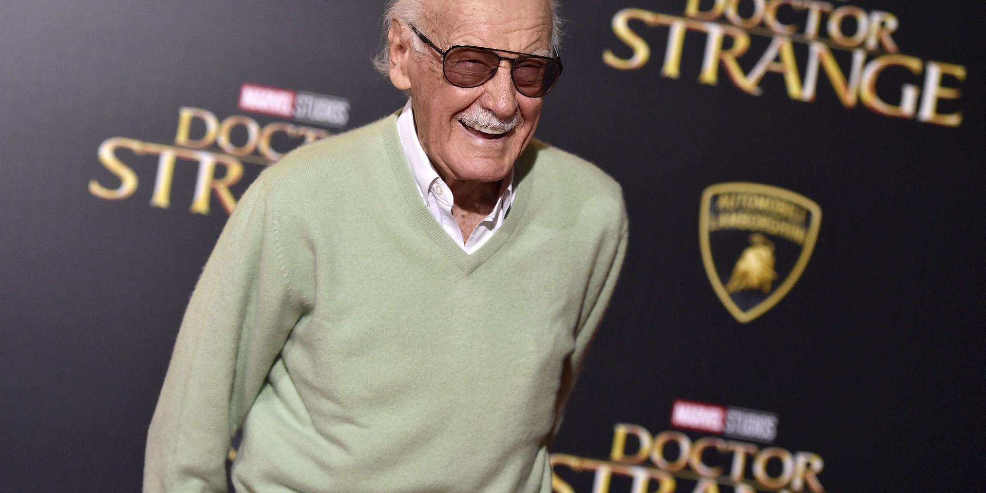 Stan Lee blev 95 år gammal. Här syns han 2016 under premiären av filmen Doctor Strange.
