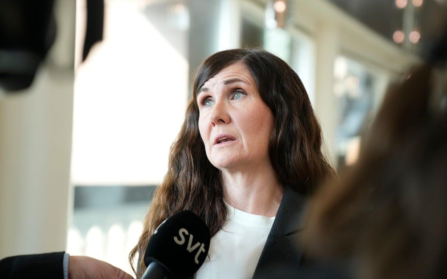 MP-språkröret Märta Stenevi säger att Sverige nu får en ”djupt auktoritär, nationalistisk och konservativ regering.”