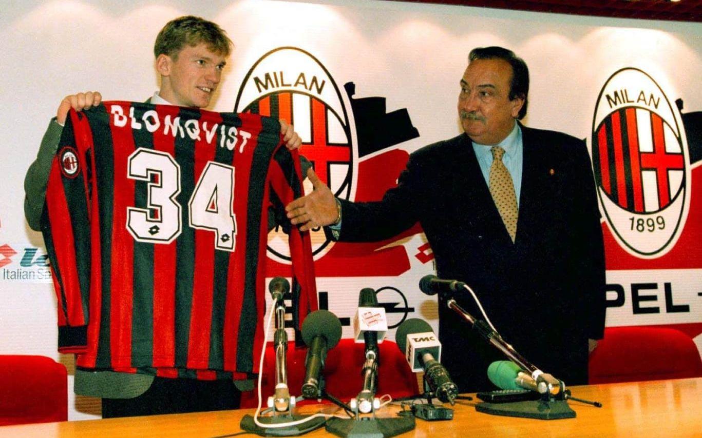 Jesper Blomqvist, Milan (1996-1997) och Parma (1997-1998). Bild: Bildbyrån.