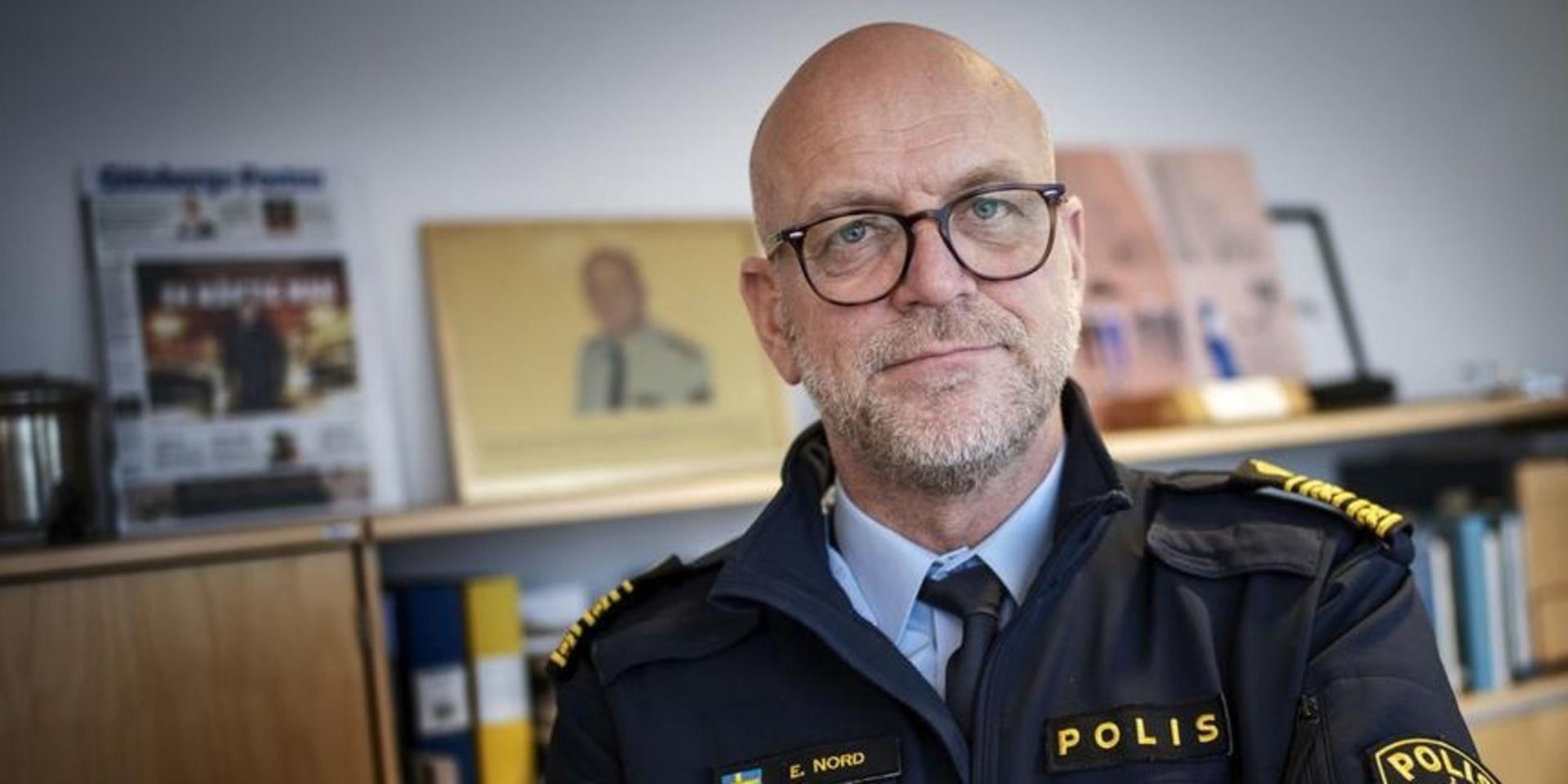 Erik Nord, polischef för Storgöteborg, vill undersöka nivåerna av narkotika i avloppsvattnet för att belysa omfattningen av användningen.