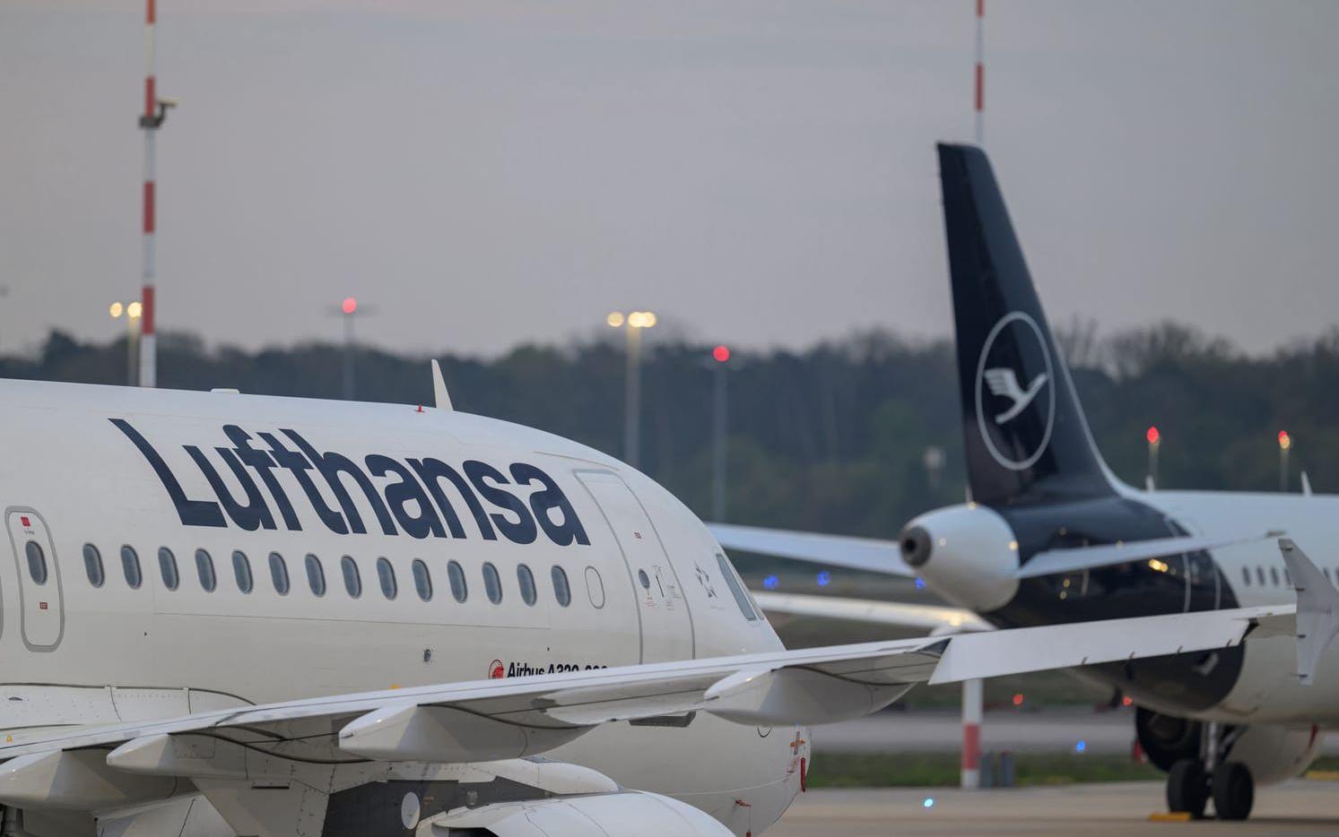Lufthansa pressas av stigande pris på bränsle. Arkivbild. 