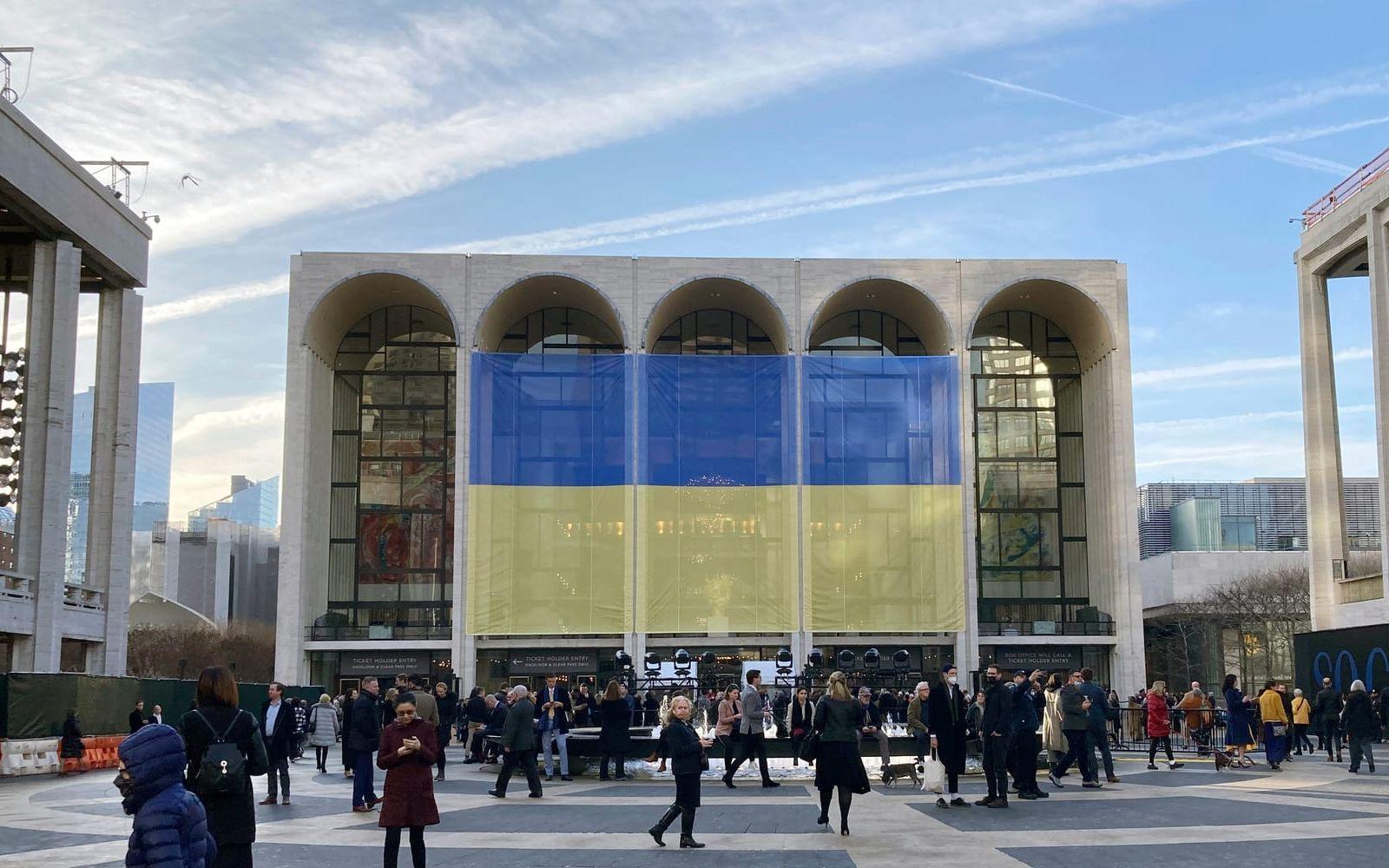 Metropolitan-operan i New York. Arkivbild. 