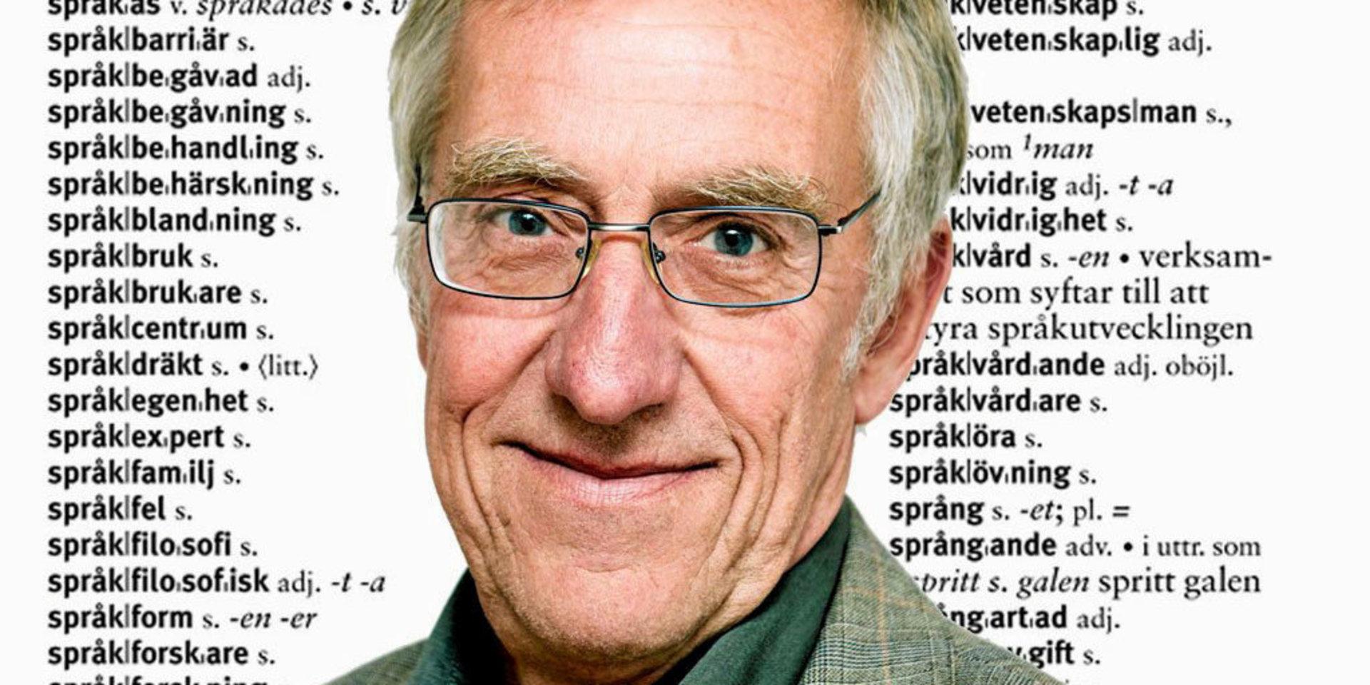 Lars-Gunnar Andersson, professor i modern svenska vid Göteborgs universitet.