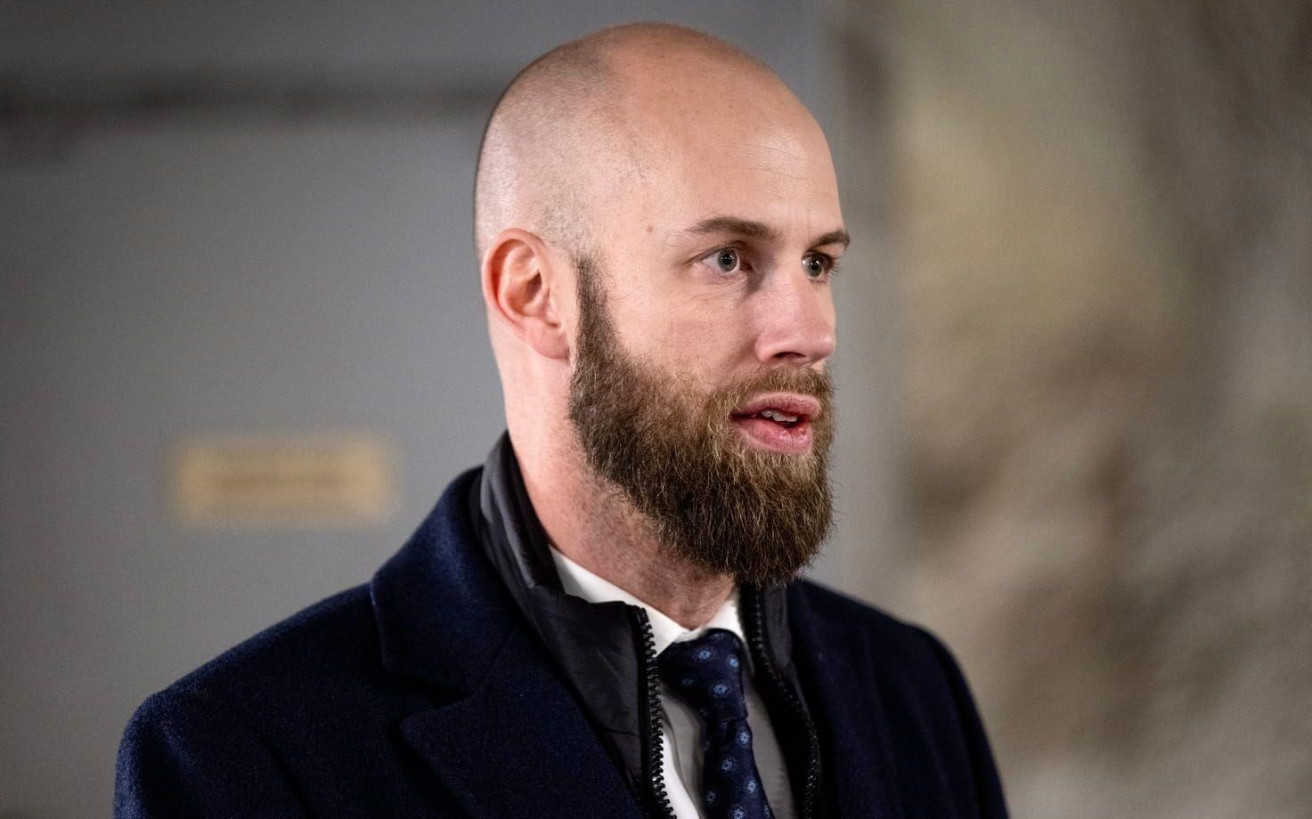 Carl-Oskar Bohlin (M), minister för civilt försvar. Arkivbild.