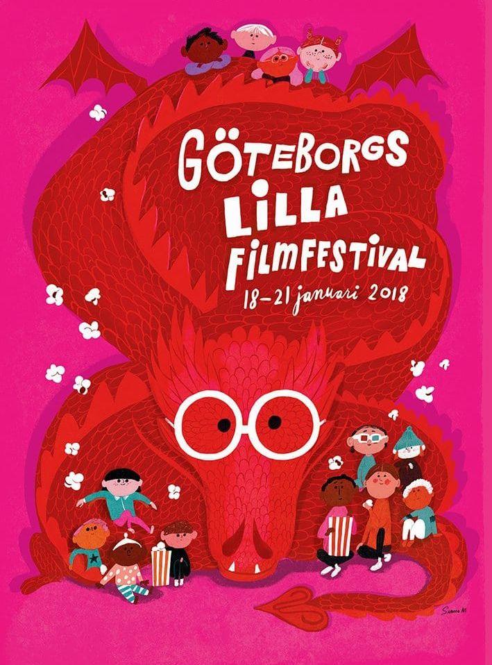 Årets affisch för Göteborgs lilla filmfestival.