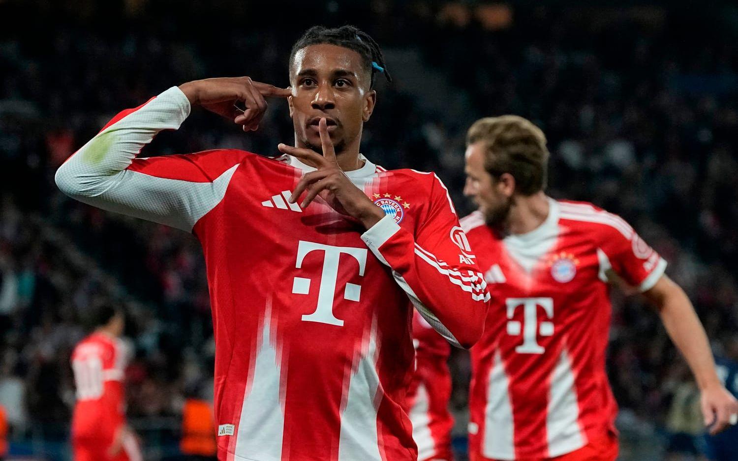 Bayern Münchens Michael Olise, en av matchens många målskyttar.