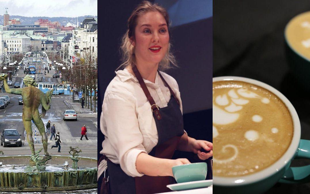 I helgen genomfördes Svenska kaffemästerskapen i Jönköping. Dominerade gjorde da Matteo-gänget från Göteborg. Foto: TT/Liv Omsén/Kollage.