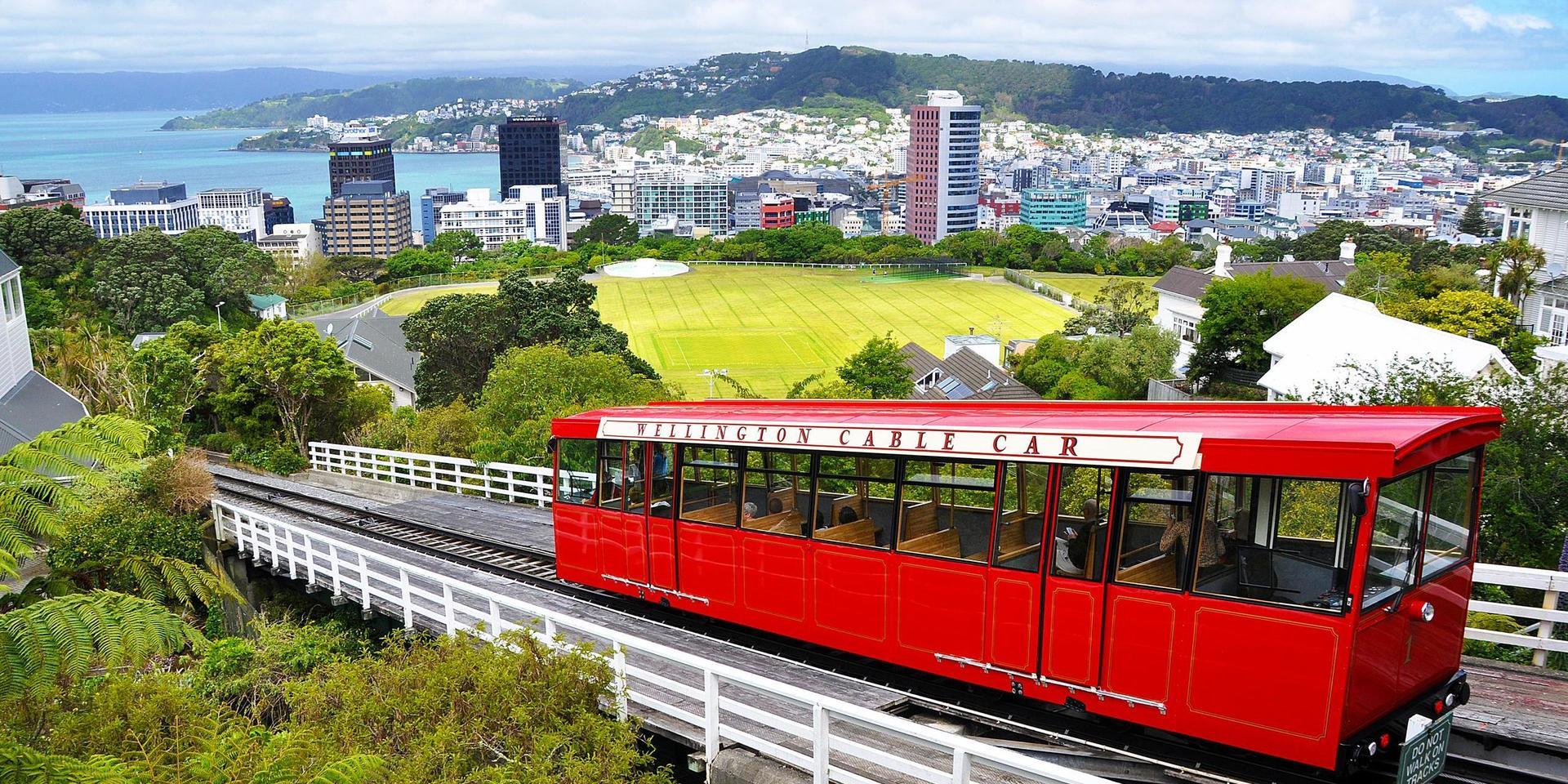 Nya Zeeland ökar stödköpen av statsobligationer för att stimulera ekonomin. På bilden huvudstaden Wellington. Arkivbild. 