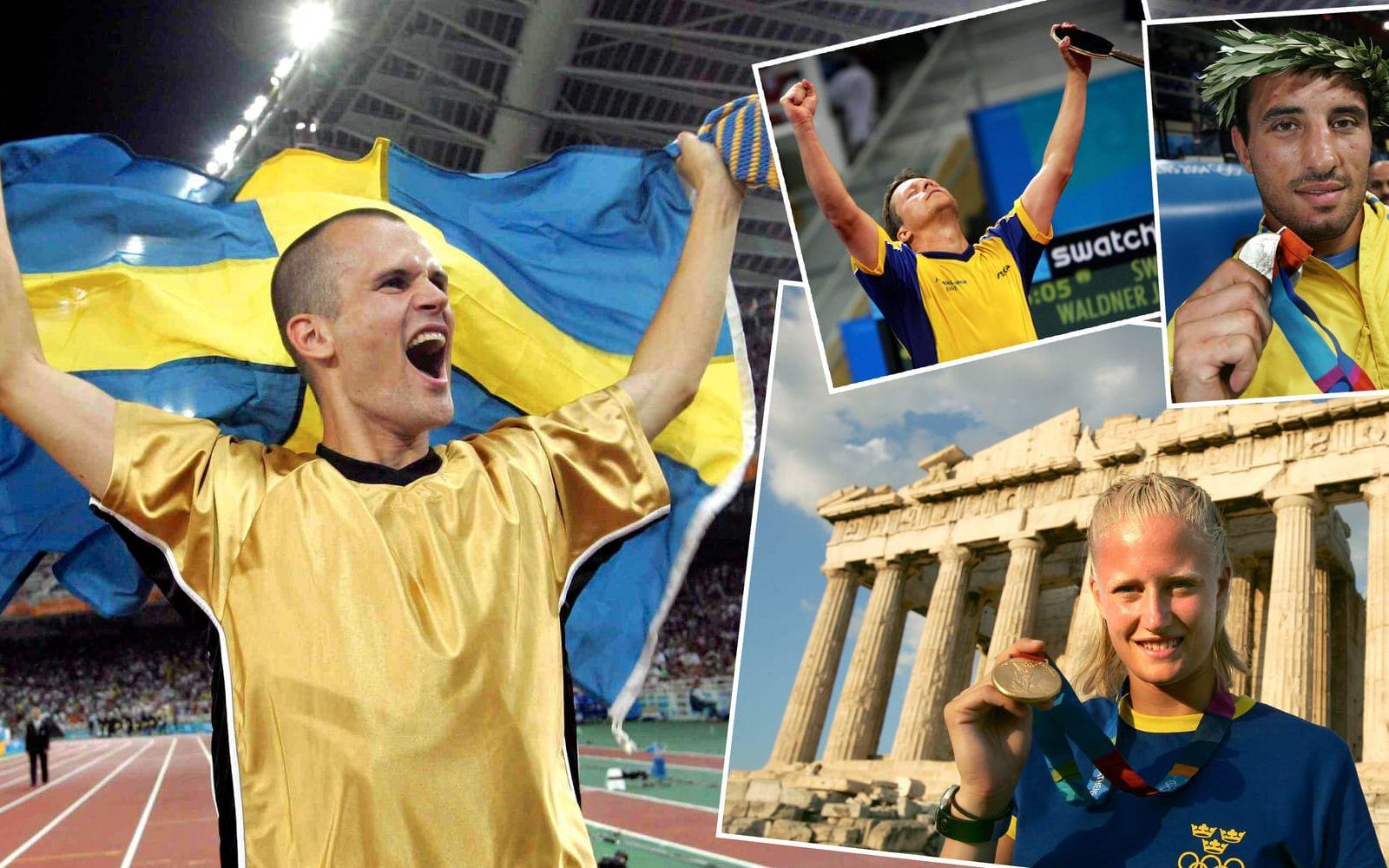 <strong>OS i Aten 2004.</strong> Det är bara 13 år sedan Sverige plockade medalj efter medalj i Grekland. Sedan dess har arenorna genomgått en skrämmande förvandling. Foto: TT