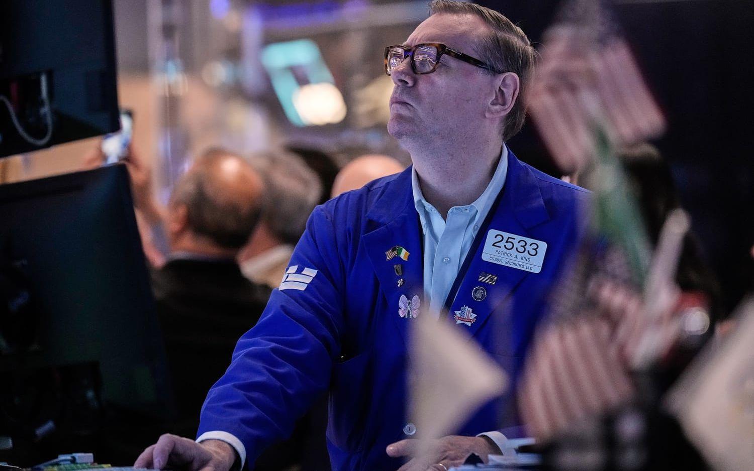 Wall Street blickar uppåt. Bilden är tagen 5 maj.