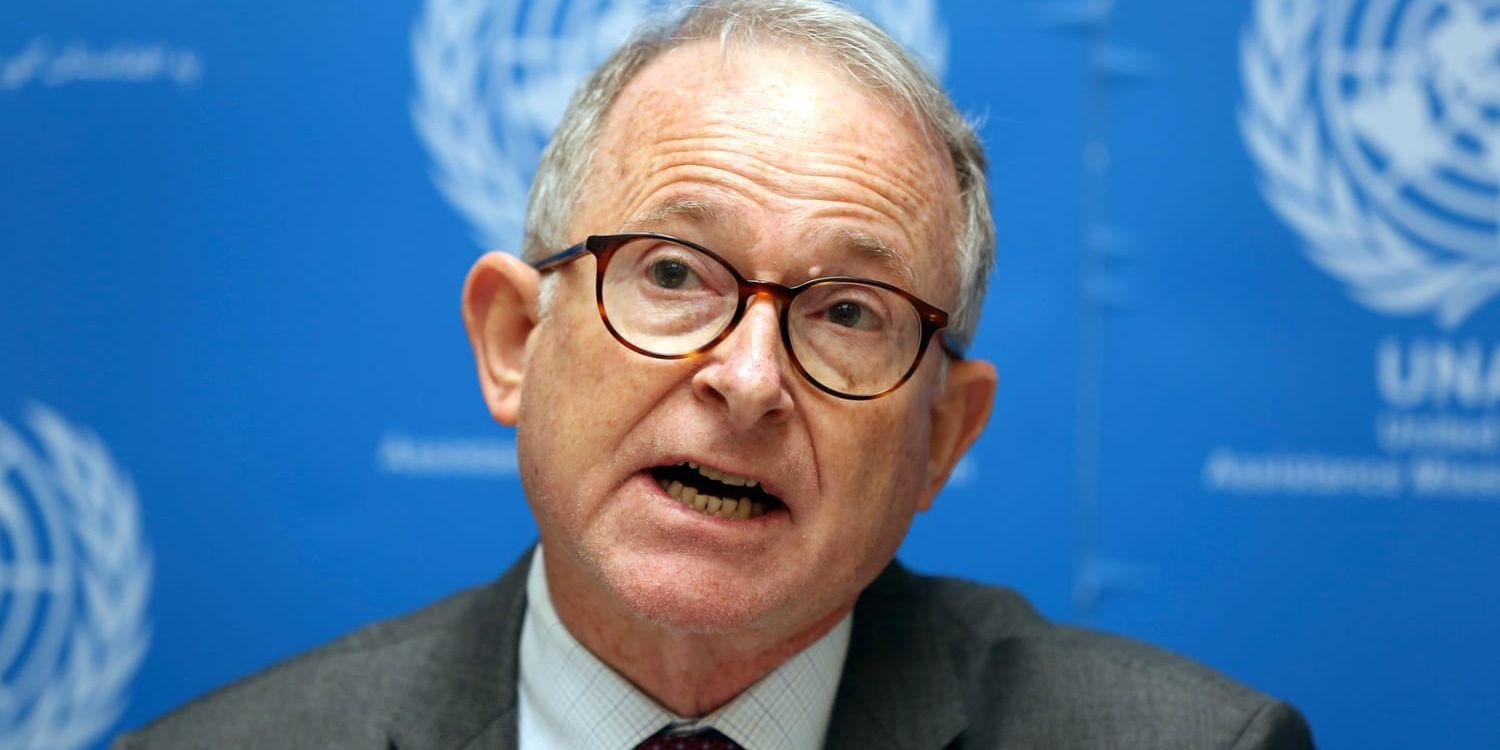 Richard Bennet, chef för mänskliga rättigheter inom FN-organet Unama. Arkivbild.