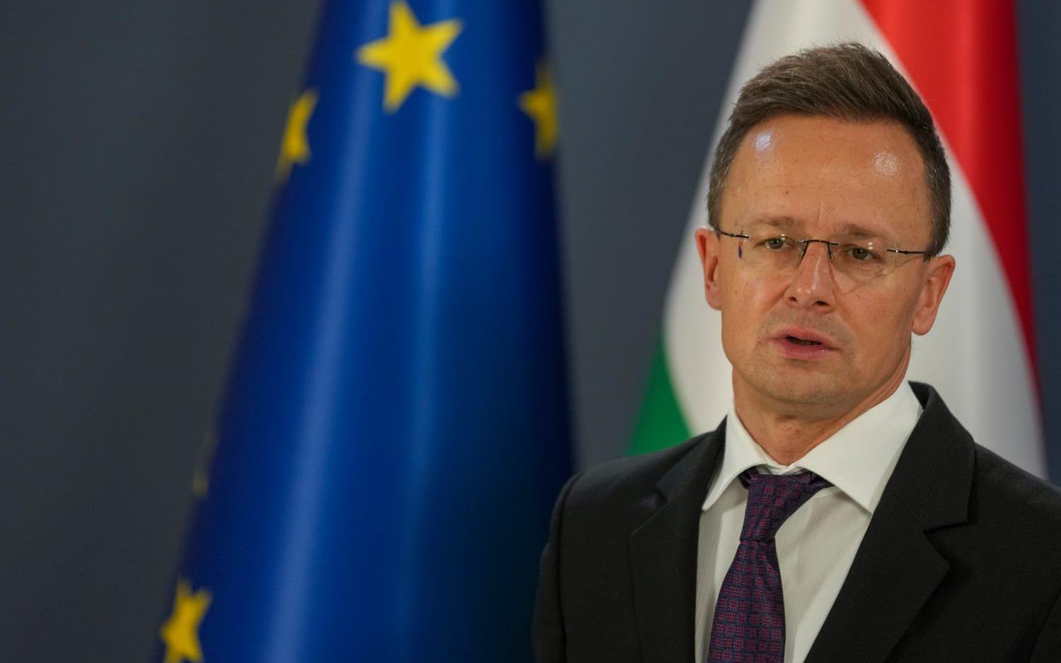 Ungerns utrikesminister Péter Szijjártó.