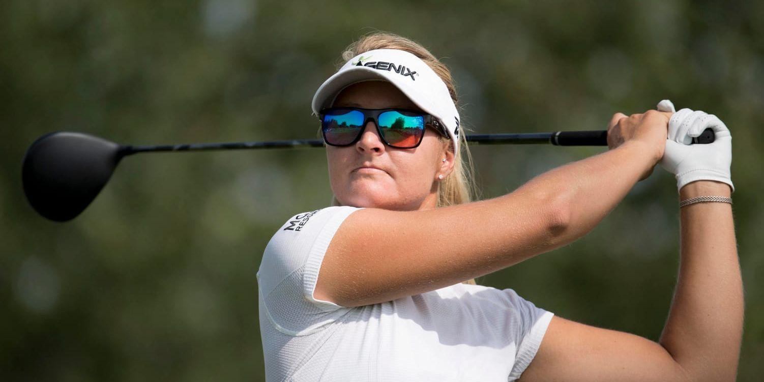Anna Nordqvist under LPGA-tourtävlingen i golf i Regina, Kanada.