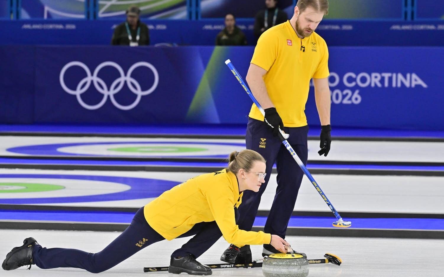 Curlingstenar som användes i mixedturneringen i OS, som Isabella och Rasmus Wranå vann, har stulits inför Paralympics. Arkivbild.