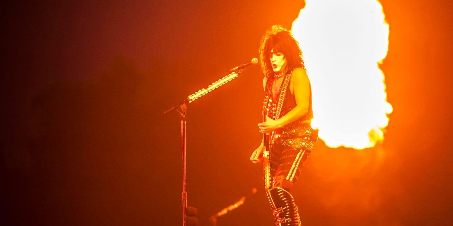 Kiss spelade på Sweden Rock – med glitter, eld och fyrverkerier i bakgrunden.