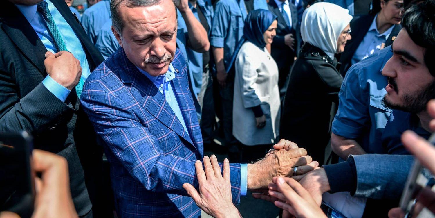 Turkiets president Recep Tayyip Erdogan.