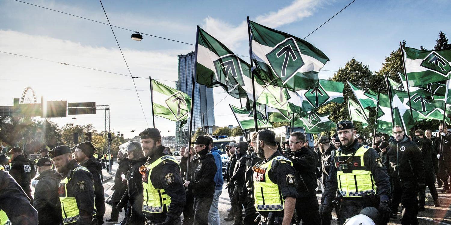 NMR, Nordiska Motståndsrörelsens demonstration i Göteborg 2017.