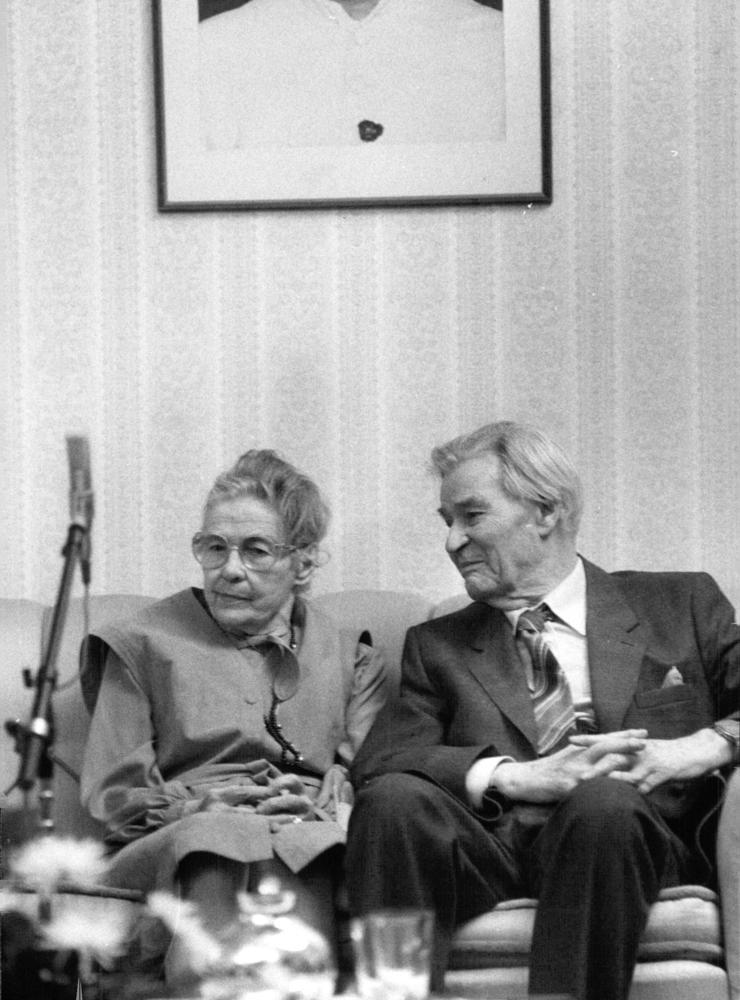 Alva Myrdal och Gunnar Myrdal.