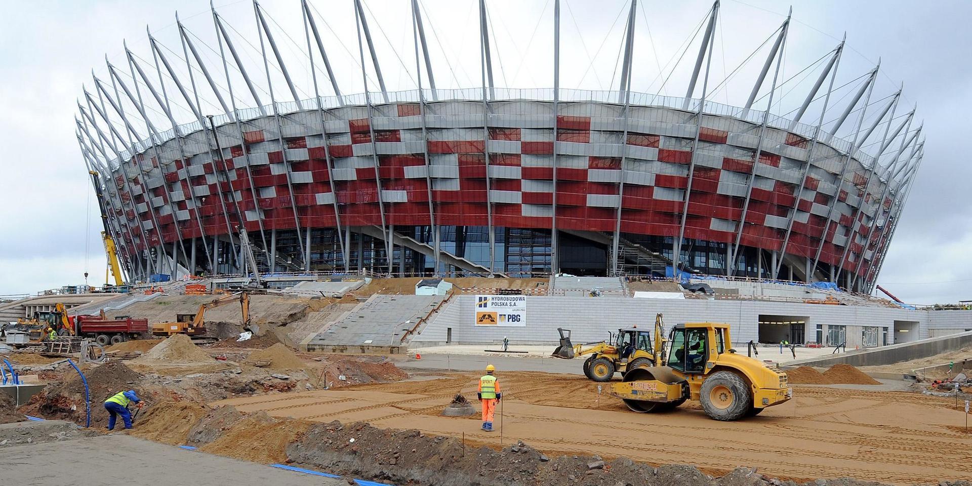 Nationalstadion i Warszawa. 