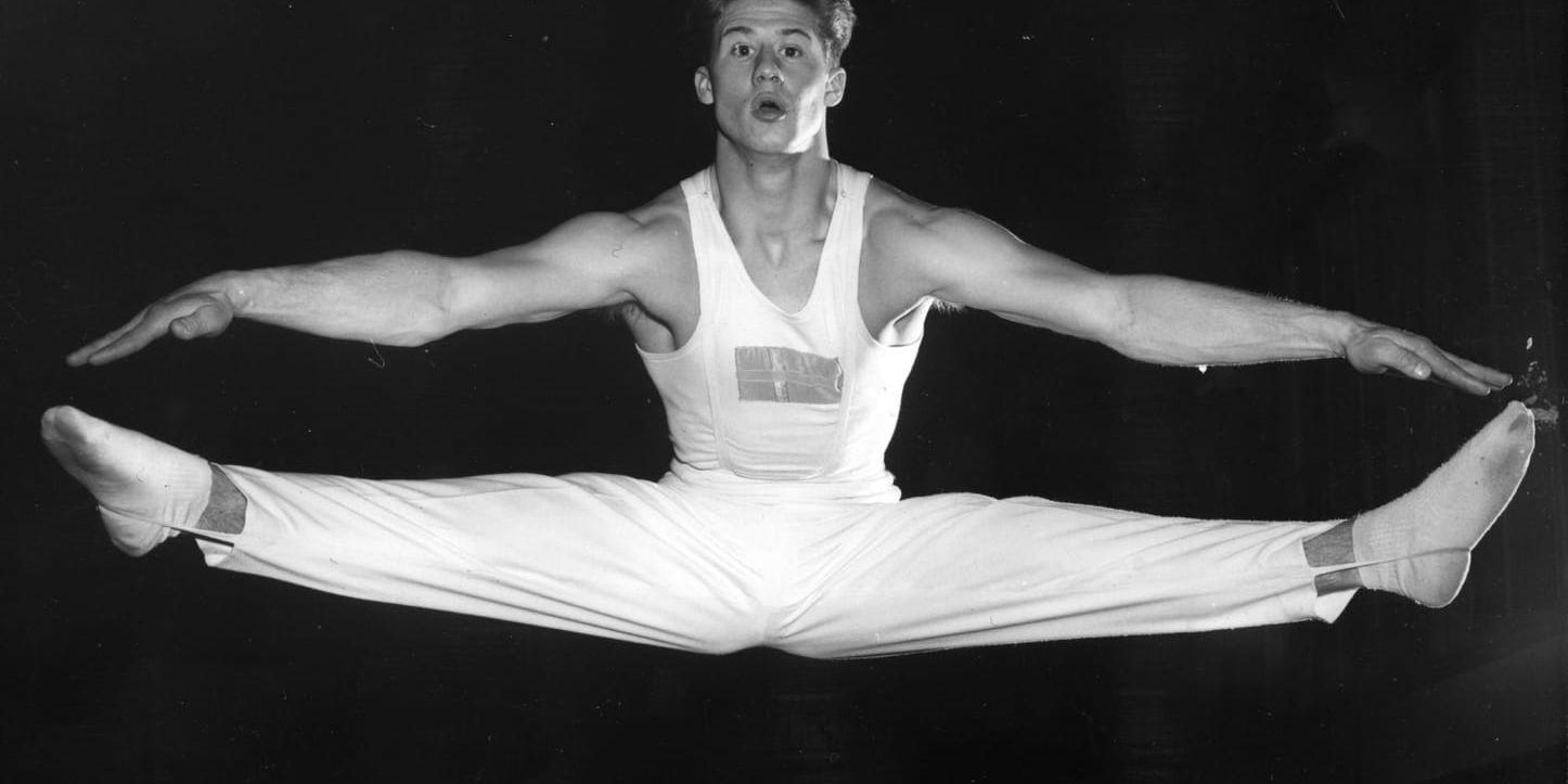 
    William Thoresson kunde hoppa högt när det begav sig. Han tog OS-guld i Helsingfors 1952 och OS-silver i Melbourne fyra år senare. Bild: TT
   