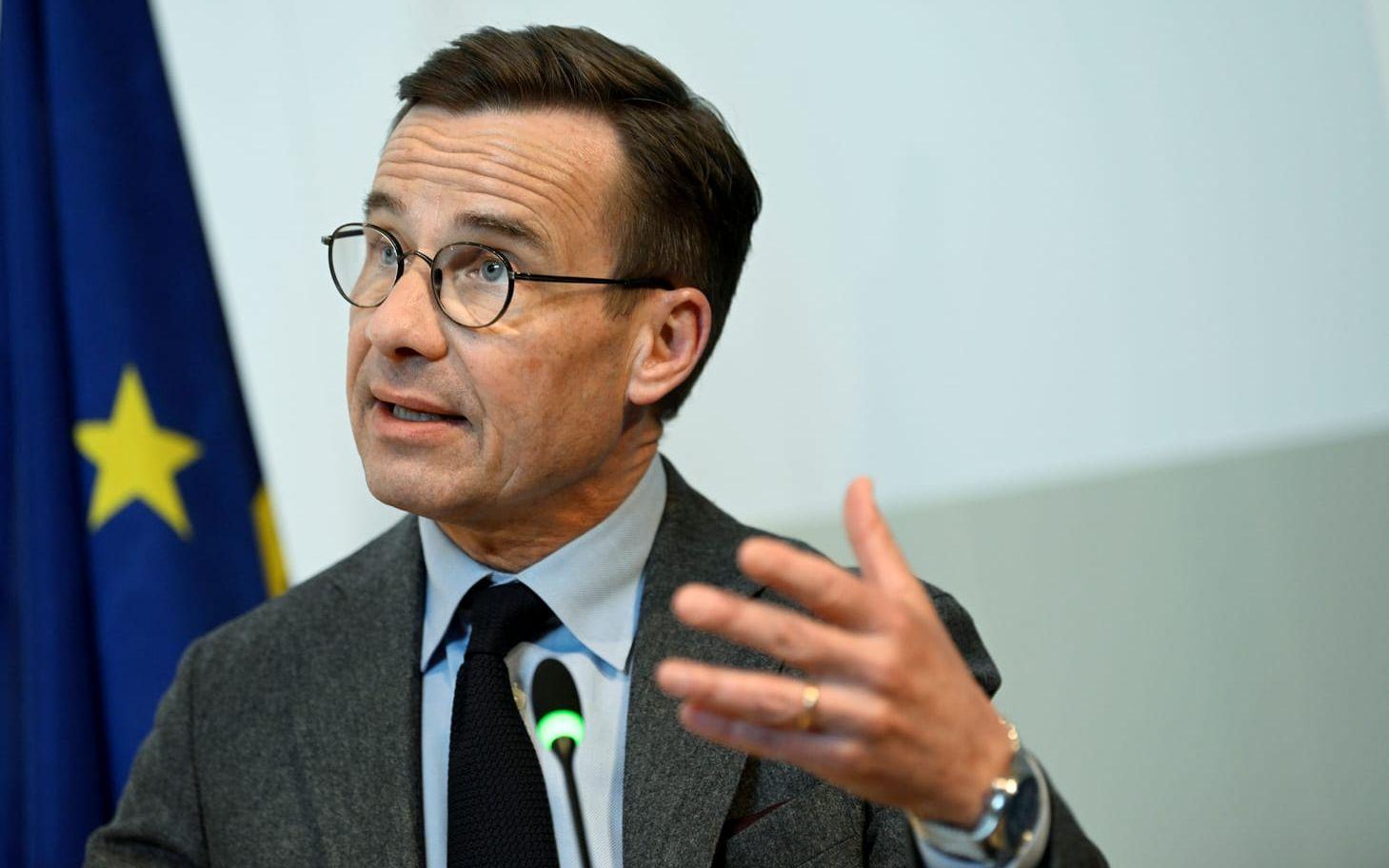 Moderaternas partiledare Ulf Kristersson. Arkivbild.