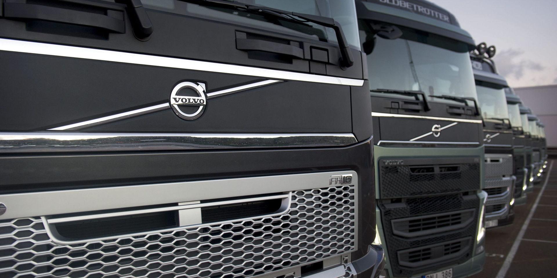 Lastbilstillverkaren Volvo ska ingå i en 'strategisk allians' med Isuzu. Arkivbild.
