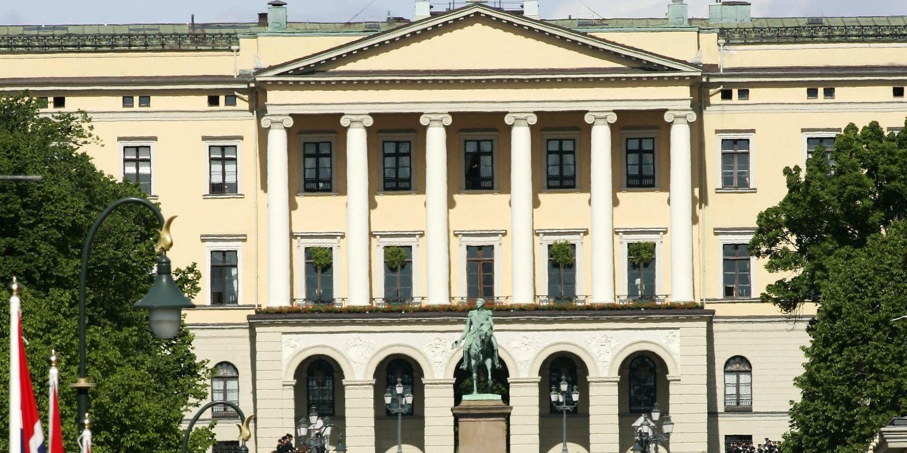 Ett vapendrama på det kungliga slottet i Oslo har blivit känt. Arkivbild.