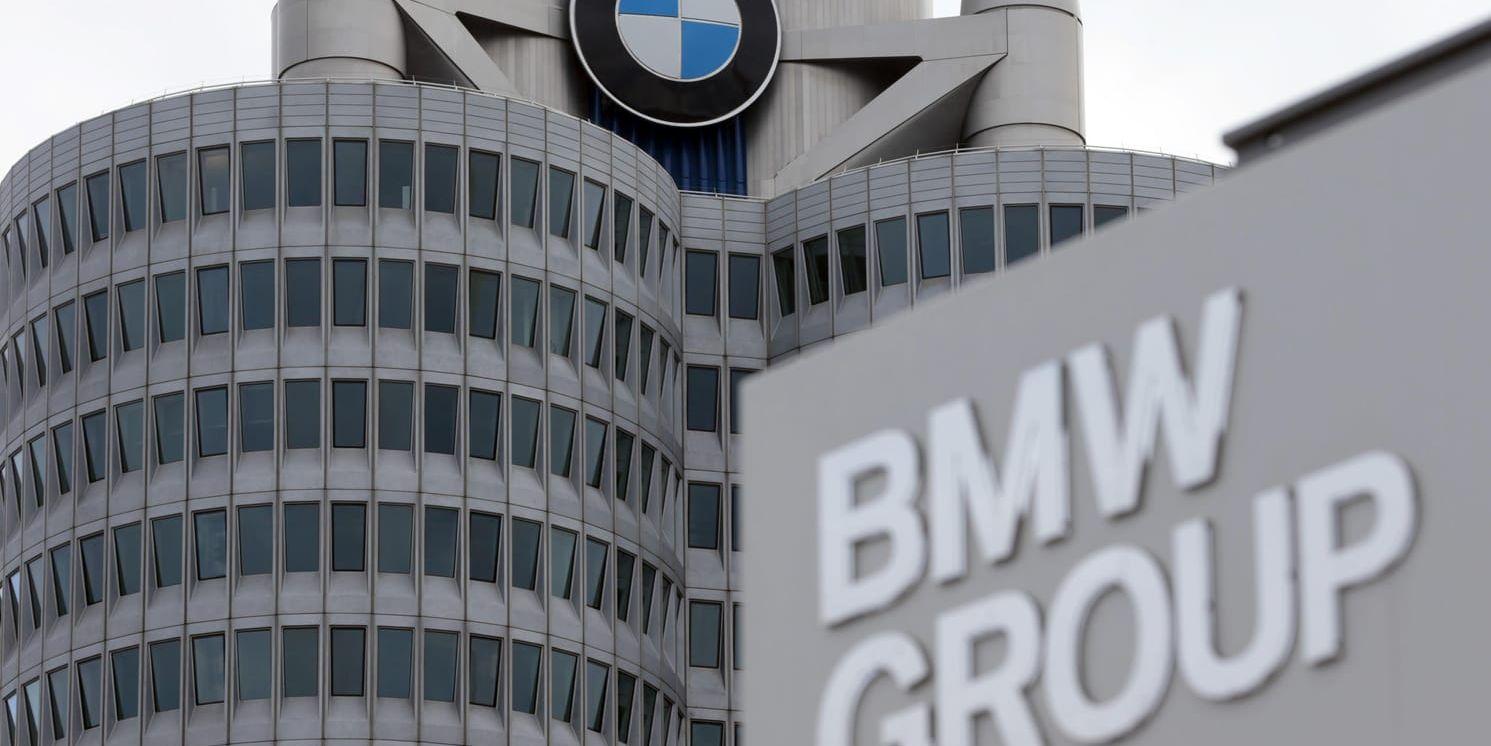 BMW redovisar ett vinstfall för 2018. Arkivbild.