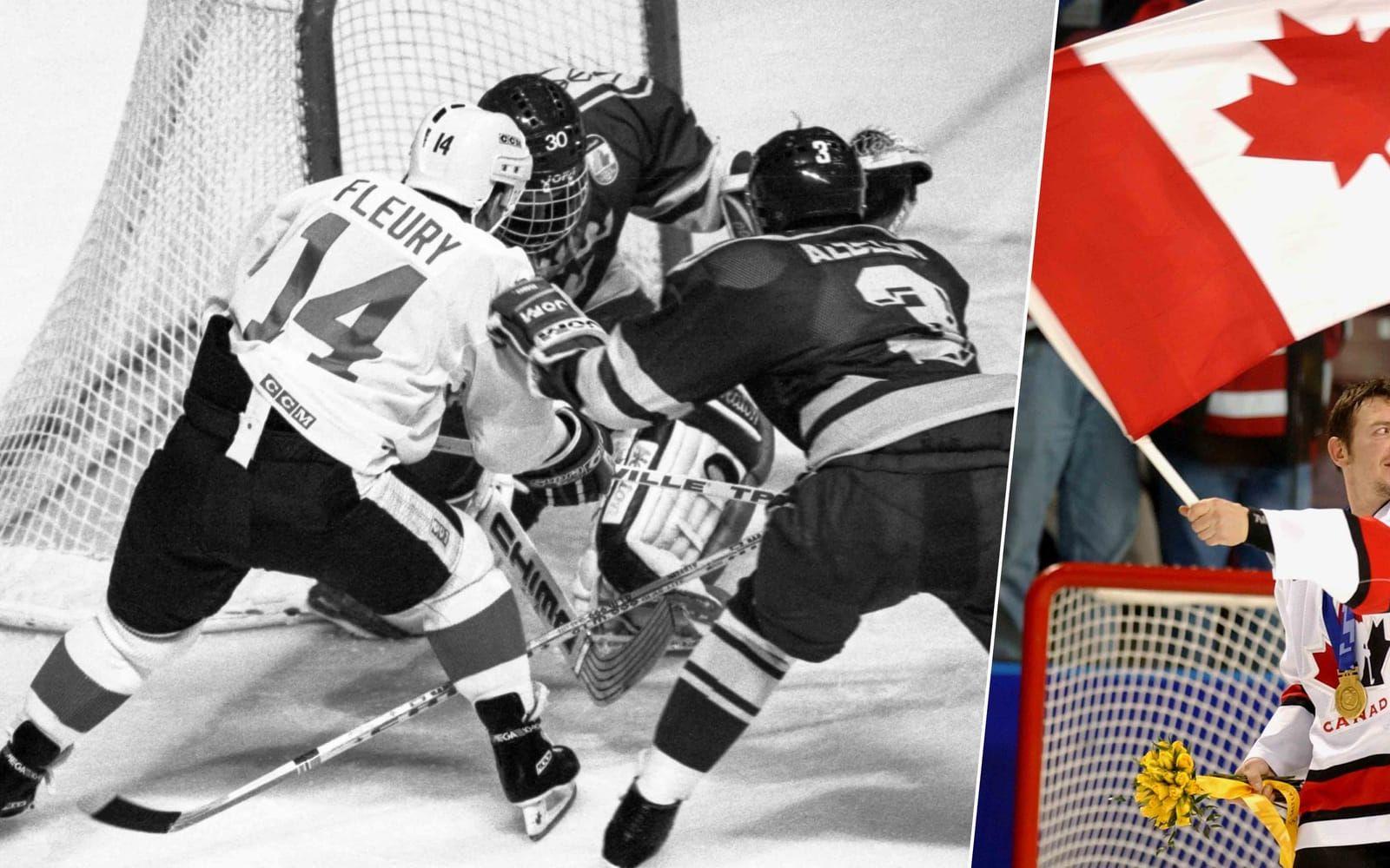 Theo Fleury ansågs för liten för att lyckas i NHL och valdes som nummer 166 av Calgary Flames i draften 1987. Hur det gick? 1088 poäng på 1084 matcher. Han gjorde 892 poäng i NHL. Foto: Bildbyrån/TT