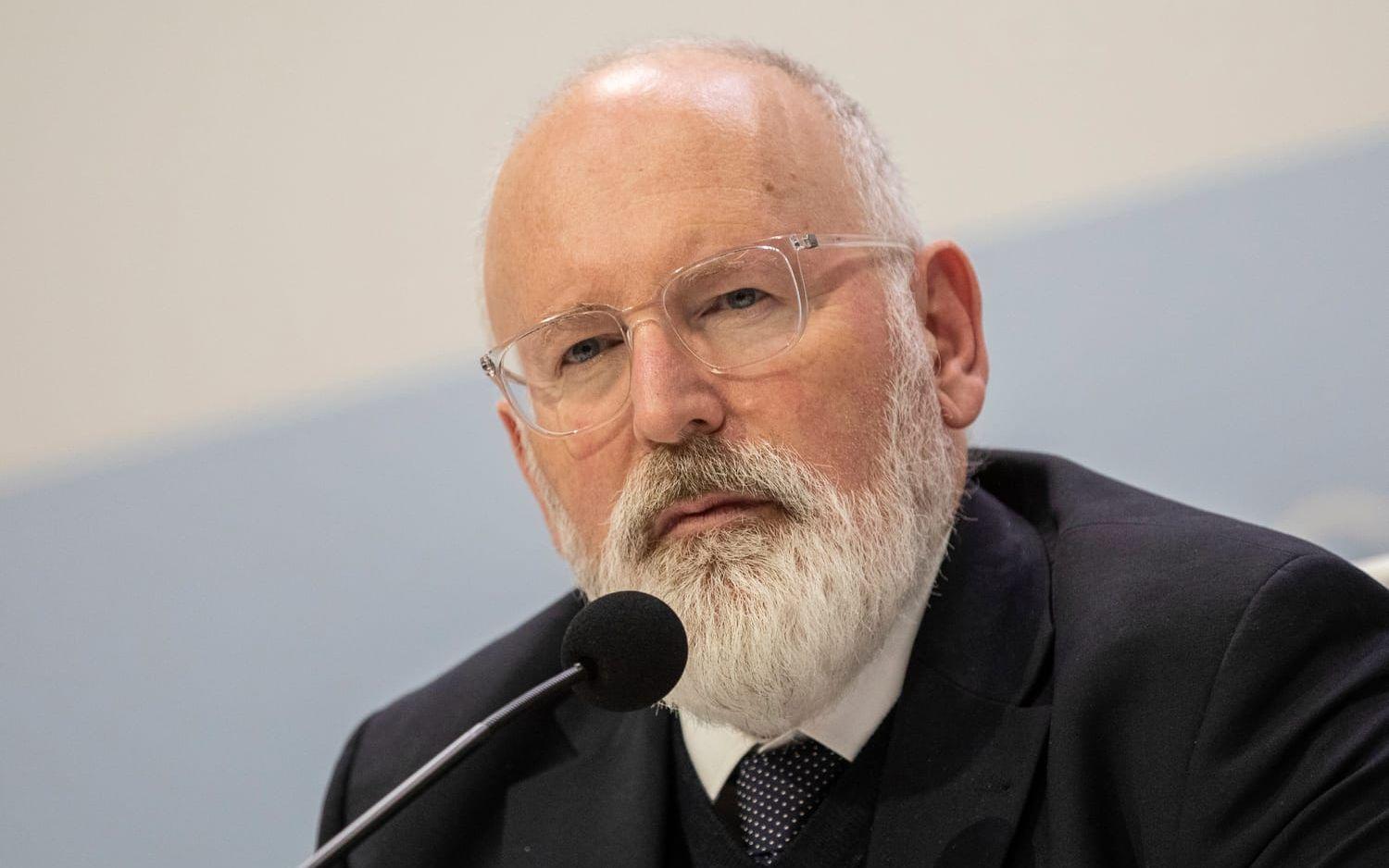 EU:s klimatkommissionär Frans Timmermans säger att klimatmötets slutdokument måste innehålla skarpare formuleringar.