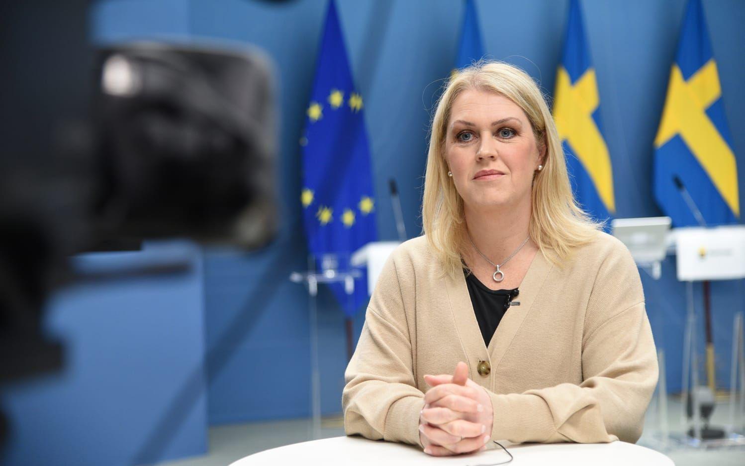 Socialminister Lena Hallengren (S).
