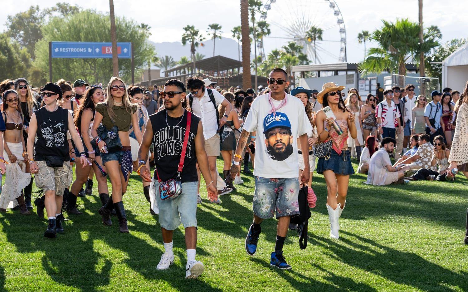 Coachella-festivalen i Indio, Kalifornien, lockar varje år drygt 250 000 besökare. 
