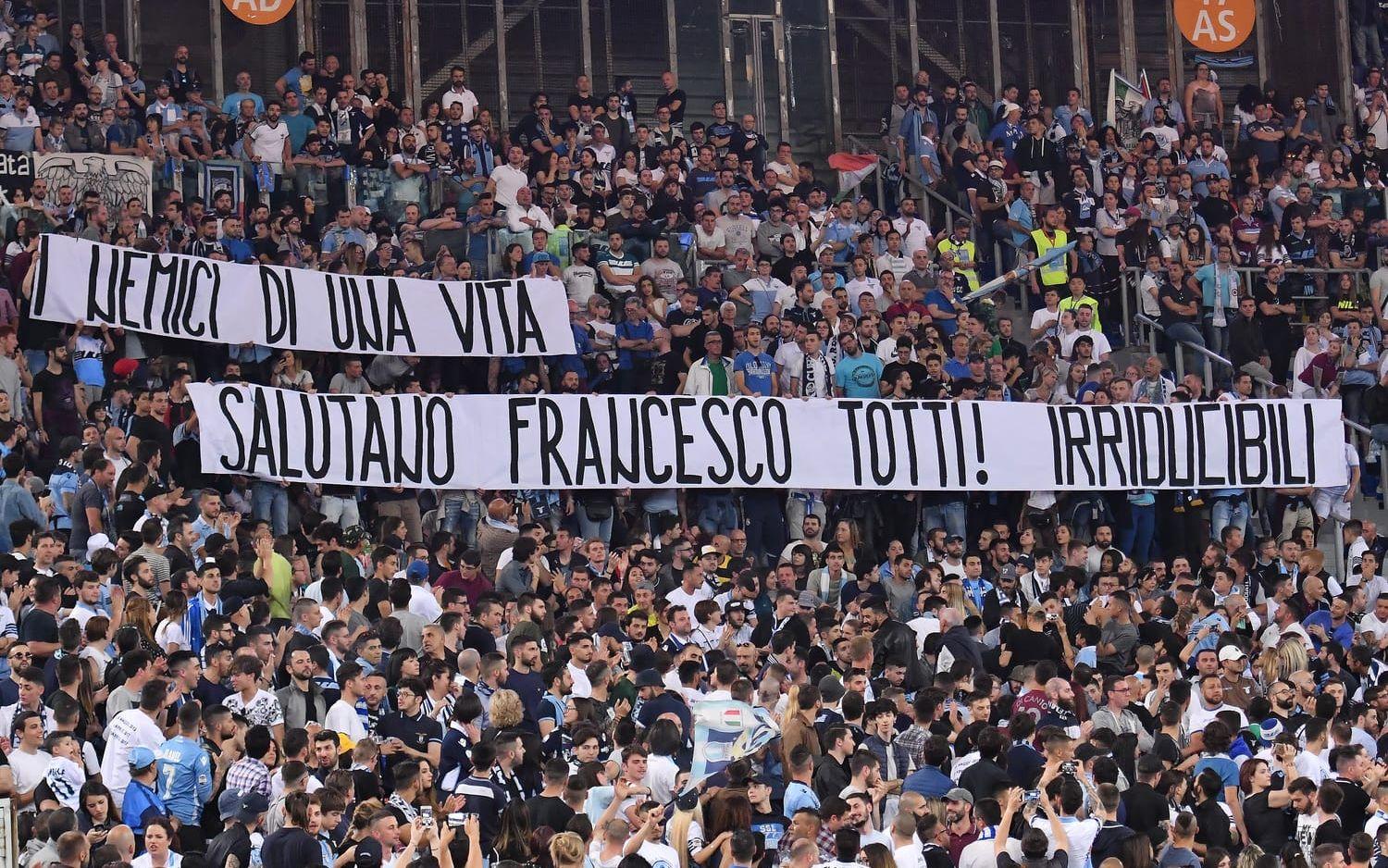 Under våren har han till och med hyllats av fansen till ärkerivalen Lazio. Bild: Bildbyrån.