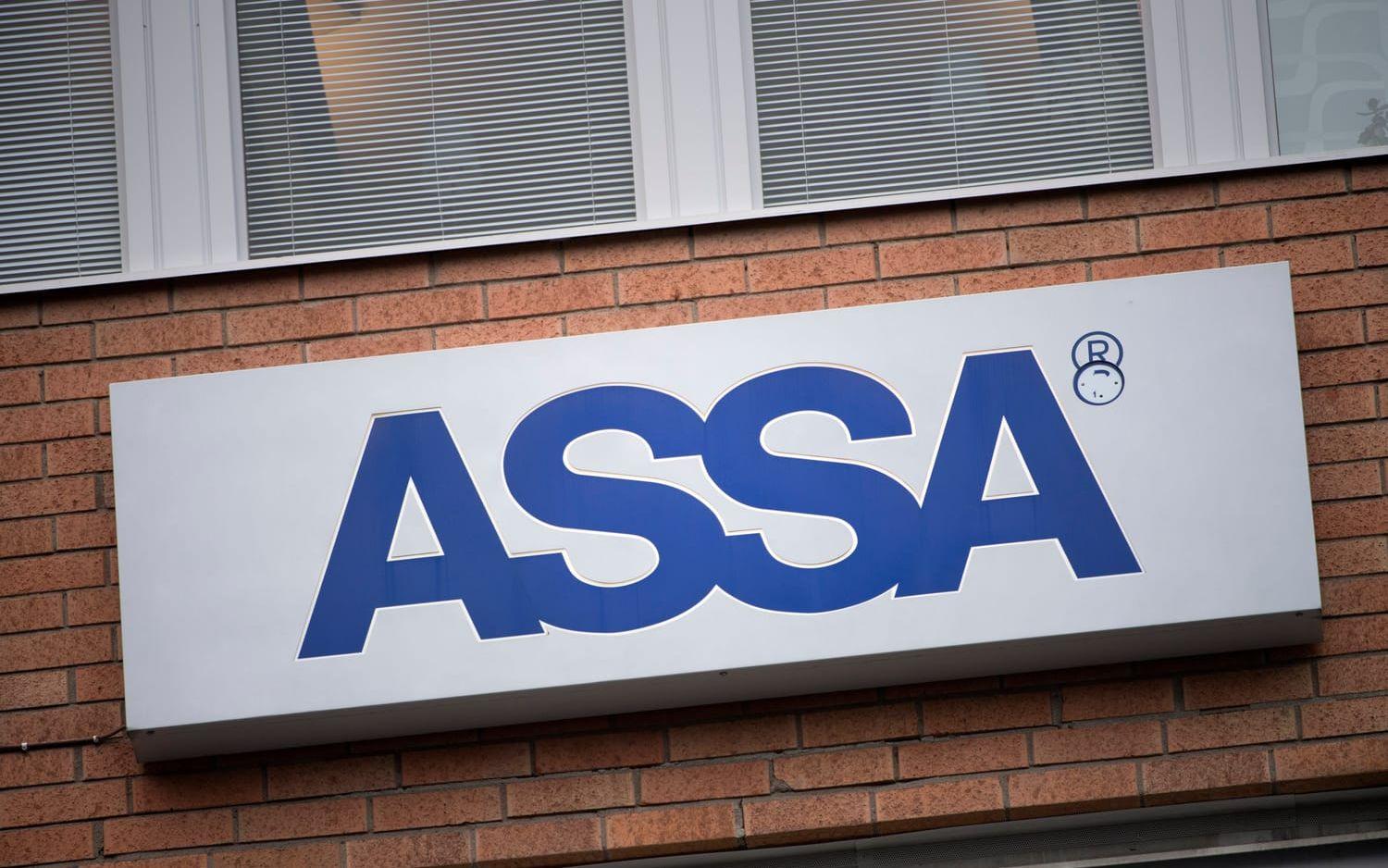 Rapport från Assa Abloy. Arkivbild