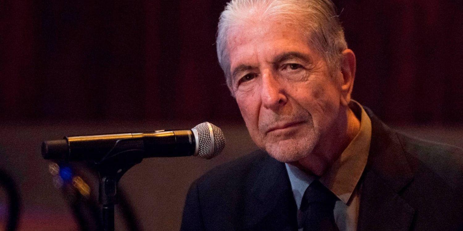 Leonard Cohen får en egen minnesutställning i födelsestaden Montreal i Kanada. Arkivbild.