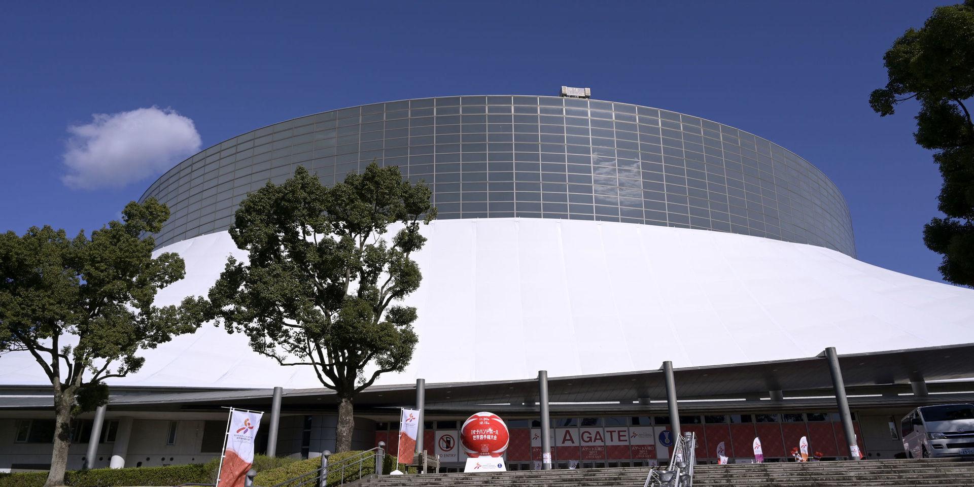 Kylslagna Park Dome fungerar som huvudarena under handbolls-VM i japanska Kumamoto. Publikkapaciteten är 10 000 åskådare på provisoriskt uppställda läktare.