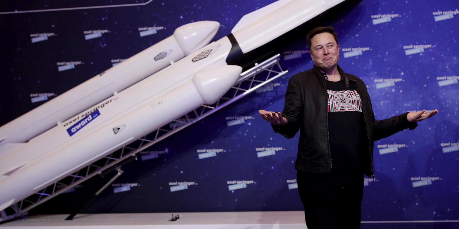 Elon Musk har gått om Amazons grundare Jeff Besos som världens rikaste man. Arkivbild.
