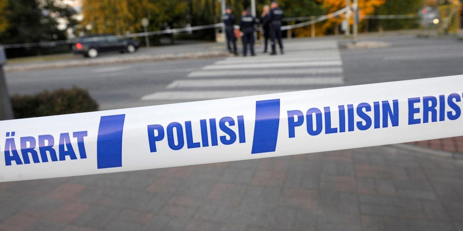 Finländsk polis grep nio medlemmar ur Nordiska motståndsrörelsen. Arkivbild.