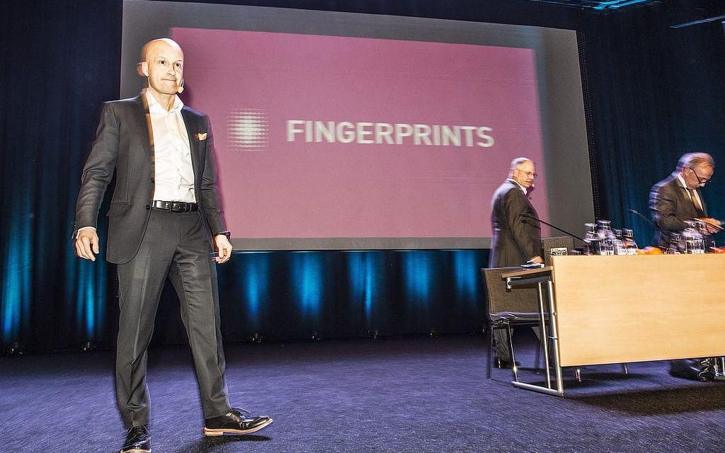 Fingerprint Cards vd Christian Fredrikson vill bredda bolaget - på nya marknader och inom nya teknologier.