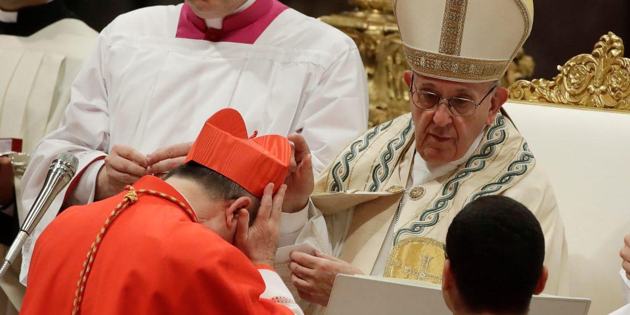 Påve Franciskus har utsett nya kardinaler.