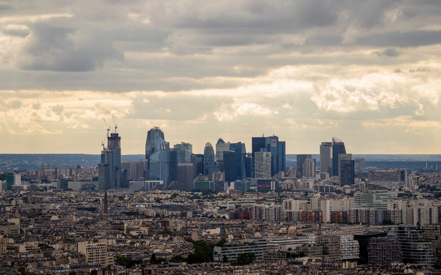 Paris, Frankrike. Arkivbild