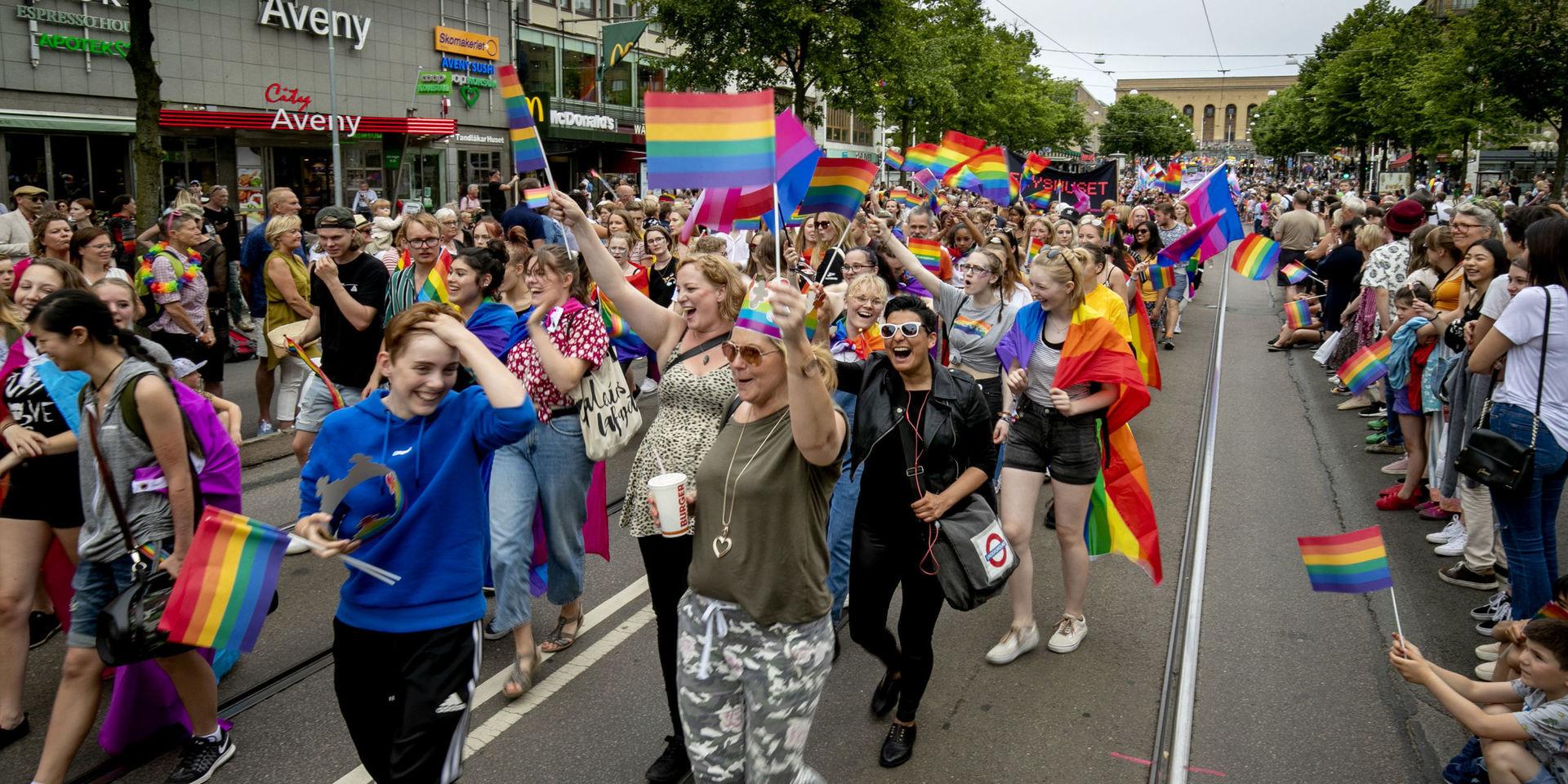 Prideparaden 2019.