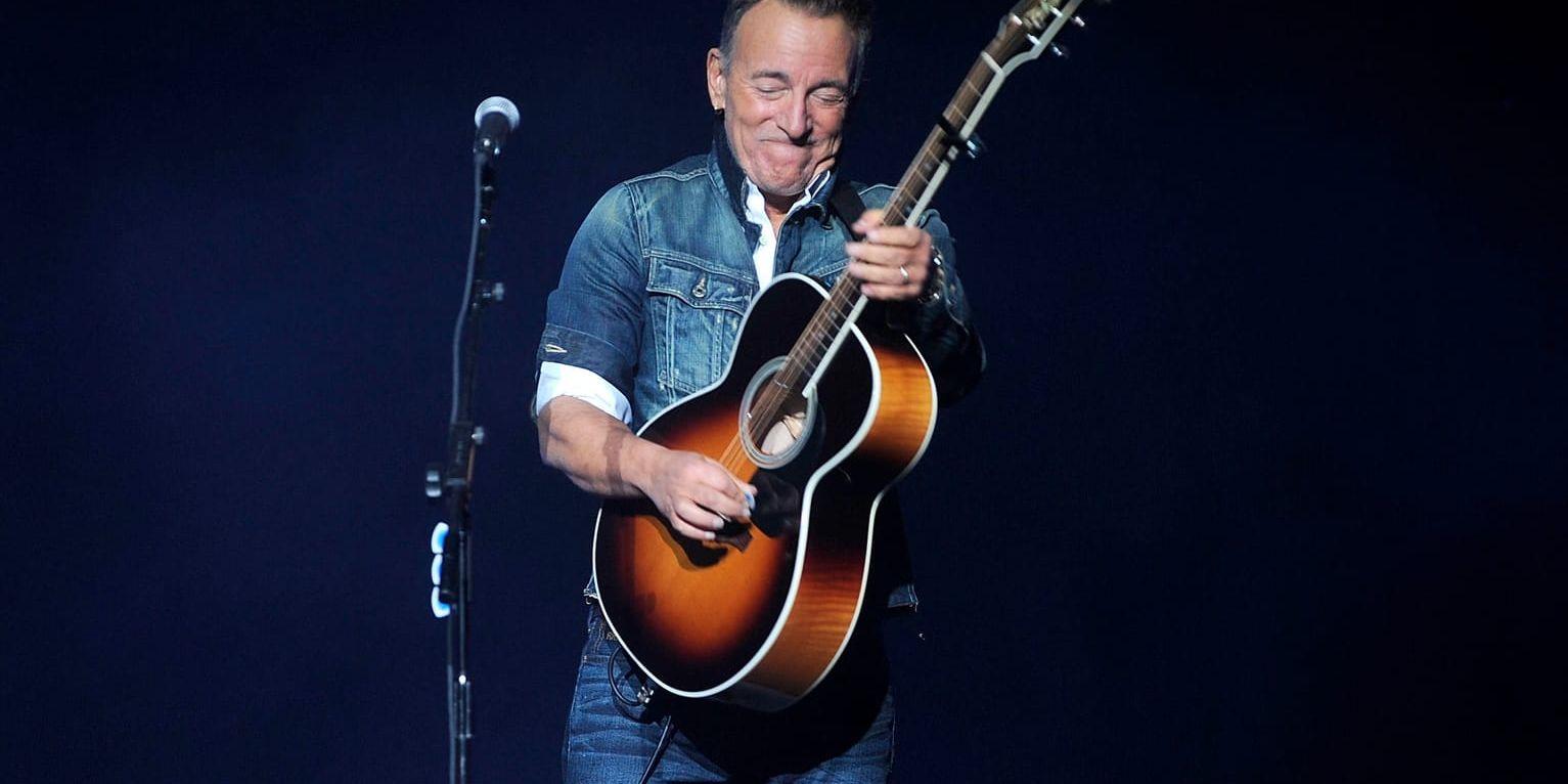 Bruce Springsteen förnekar att det skulle vara någon turné på gång med honom och E Street Band nästa år. Arkivbild.