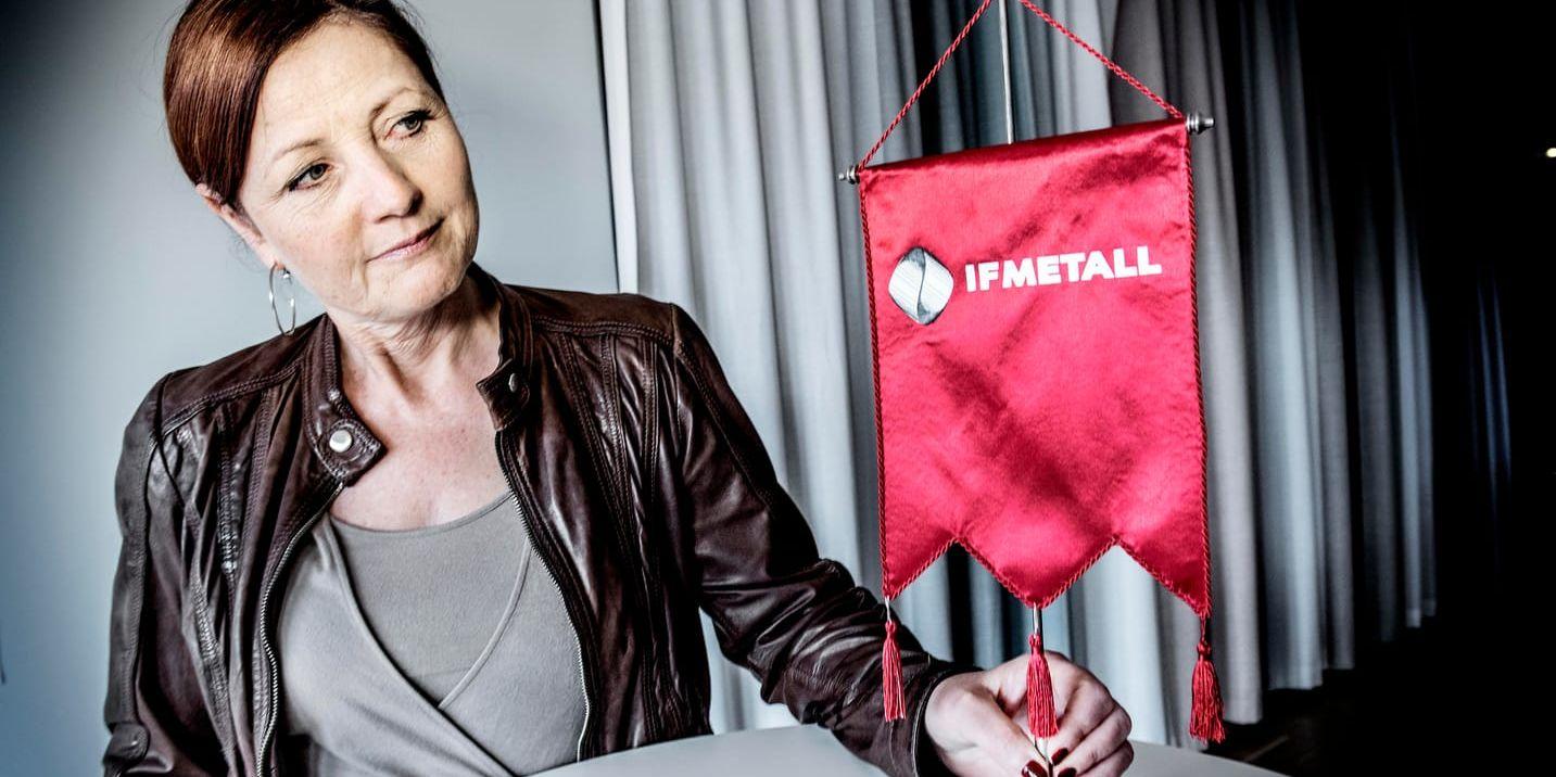 IF Metalls ordförande Marie Nilsson oroas av bristfällig utveckling på jobbet. Arkivbild.