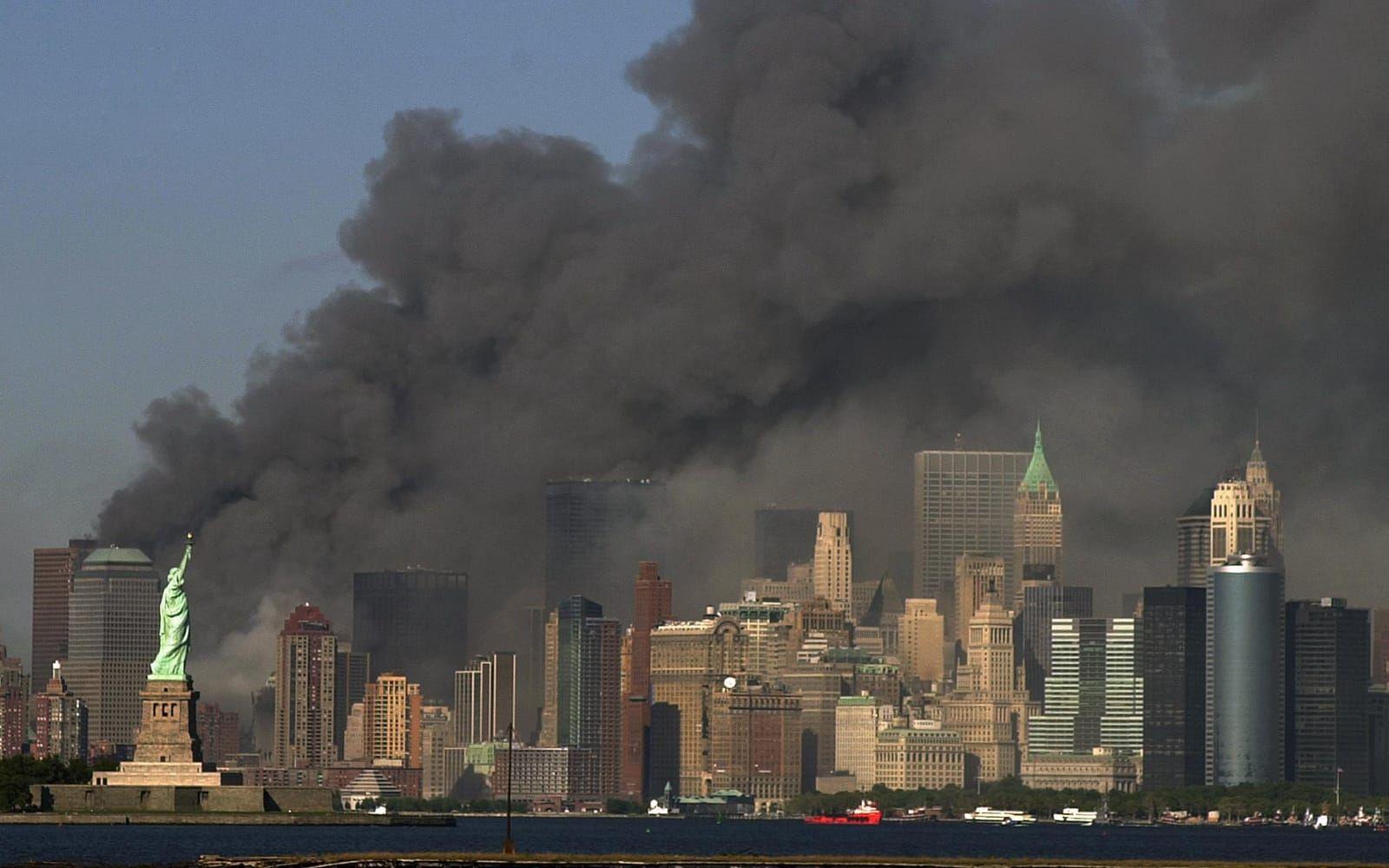 I samband med stora katastrofer, som attacken mot World trade center i New York, upplever många att andra människor får panik. Foto: TT