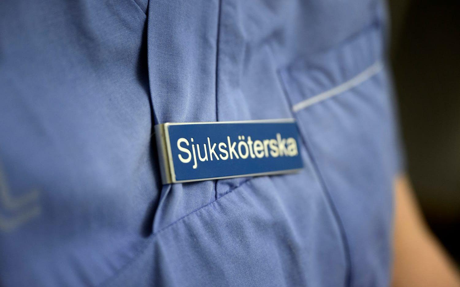 Vårdpersonal tillhör de grupper där flest är sjukskrivna för stress. Arkivbild.