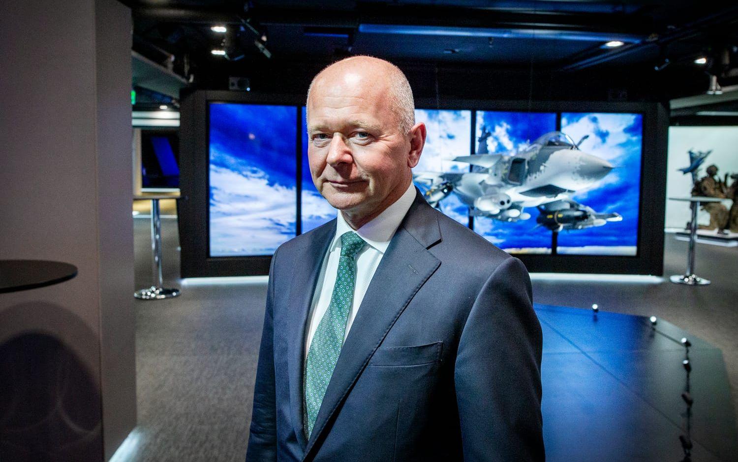 Saabs vd Micael Johansson. Arkivbild.