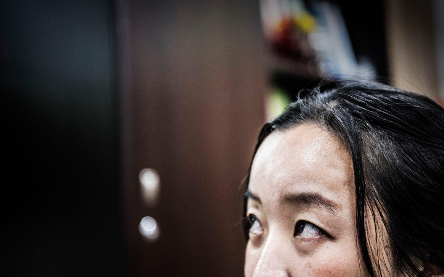 30-åriga mamman Kim Eun-Jung flydde från Nord- till Sydkorea som 24-åring. Bild: Stefan Berg.