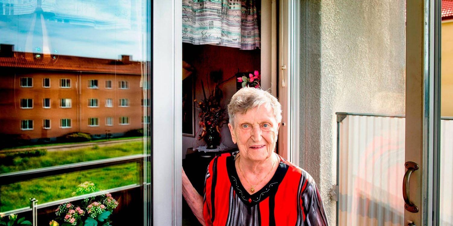 Käthe Viehweger har bott 60 år i sin tvåa i Bjurslätt.